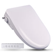 Smart Bidet Seat for Elongated Toilets in White