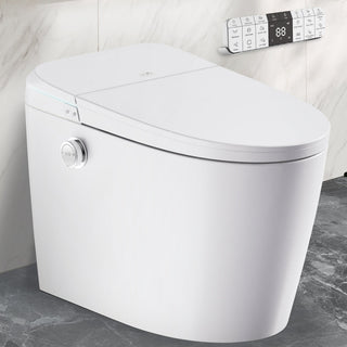 Smart Bidet Toilet, Dia, 1.28 GPF 1-Piece in White
