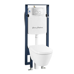 Smart Wall-Hung Toilet, Hugo, Bidet Bundle, Elongated, Ceramic, White