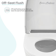 Smart Wall-Hung Toilet, Hugo, Bidet Bundle, Elongated, Ceramic, White