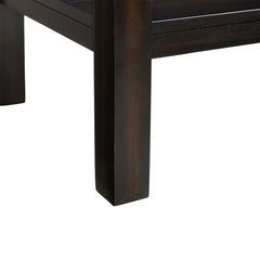 Sofa Table, 48 in W with Marble Top and Bottom Shelf