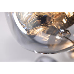 Sputnik Chandelier with 8 LED Lights and Metal Frame