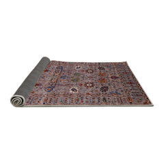 Square Area Rug, 5 x 5 Ft with Polyester and Wool