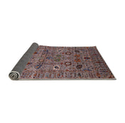 Square Area Rug, 5 x 5 Ft with Polyester and Wool