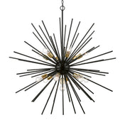 Starburst Chandelier with 13 Lights, Hardwired, 42 In Wide