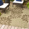 Backyard deck | the rug shown on a backyard deck