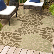 Backyard deck | the rug shown on a backyard deck