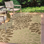 Patio | the rug shown on a stone patio