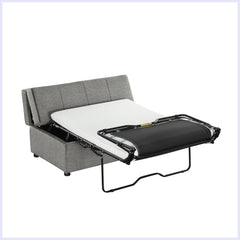 Storage Bench with Flip Top in Dark Gray Chenille