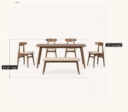 Dimensions | Strombolicchio chair height and seat height