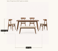 Dimensions | Strombolicchio table height, width and length