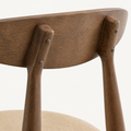 Detail | the chair back's wood dowel joinery