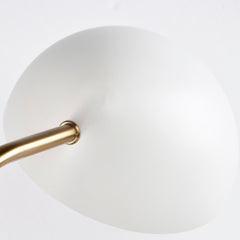 Swing Arm Wall Light, 2 Lights, Steel with Matte White Shades