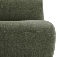 Swivel Lounge Chair with Chenille Upholstery in Mellow Forest