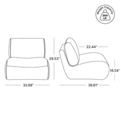 Swivel Lounge Chairs, Set of 2, Mellow Forest Chenille with Black Metal Legs