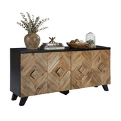 Table, Clear Glass Top with Antiqued Brass Aluminum Base