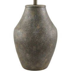 Table Lamp, 28 in Tall, Ceramic Base with Linen Shade