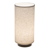 Table Lamp, Steel, Bronze Base with Drum Shade