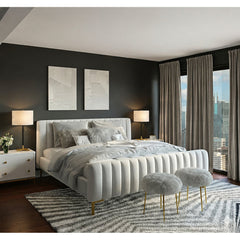 Table Lamp with 2 Lights and Linen Shade