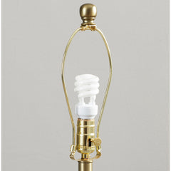 Table Lamps, Set of 2 in Blue, Off-White and Gold