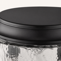 Hardware | close view of the matte black canopy