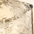 Texture | close view of the hammered glass surface