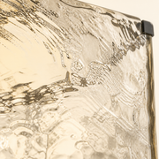 Texture | close view of the hammered glass surface