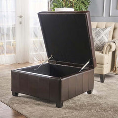 Room | The Tessmar Aeduvik Upholstered Storage Ottoman in a styled room