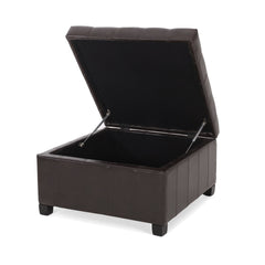 Angle | Three-quarter view of the Tessmar Aeduvik Upholstered Storage Ottoman