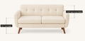 Seat height | 18.1 inches seat height, 15.8 inches seat to top of back