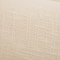 Fabric | Close-up of the irregular slubbed linen upholstery weave