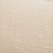 Fabric | Close-up of the irregular slubbed linen upholstery weave