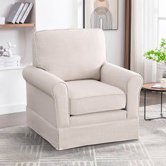 Room | The Tessmar Funningsfjordur Upholstered Swivel Chair in a styled room