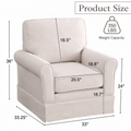 Tessmar Funningsfjordur Upholstered Swivel Chair | untouched supplier studio 1