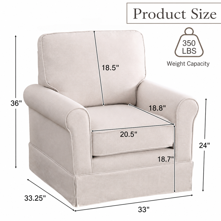 Tessmar Funningsfjordur Upholstered Swivel Chair | untouched supplier studio 1