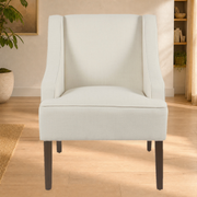 Tessmar Hoyvik Swoop Arm Accent Chair in a styled room | Pipeline A scene 1