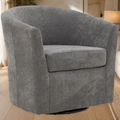 Tessmar Hvalvik Swivel Barrel Chair in a styled room | Pipeline A scene 1