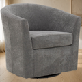 Tessmar Hvalvik Swivel Barrel Chair in a styled room | Pipeline A scene 1