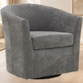 Tessmar Hvalvik Swivel Barrel Chair in a styled room | Pipeline A scene 1