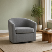 Tessmar Hvalvik Swivel Barrel Chair