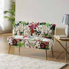 Room | The Tessmar Kakan Floral Armless Loveseat in a styled room