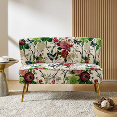 Room | The Tessmar Kakan Floral Armless Loveseat in a styled room