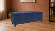Tessmar Kirkjubour Tufted Storage Bench in a styled room | Pipeline A scene 3