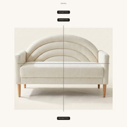 Seat dimensions | Dimension card showing 16.73-inch seat height, 21.26-inch seat depth, and 17.91-inch back height