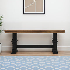 Room | The Tessmar Kvannoyri Solid Wood Bench in a styled room