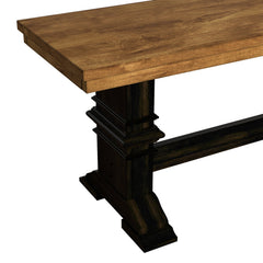 Detail | Close view of the Tessmar Kvannoyri Solid Wood Bench