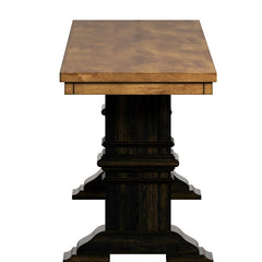 Side | Side view of the Tessmar Kvannoyri Solid Wood Bench