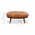 Tessmar Lambareidi Leather Ottoman | untouched supplier studio 1