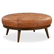 Tessmar Lambareidi Leather Ottoman | untouched supplier studio 4