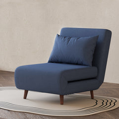 Angle | Three-quarter view of the Tessmar Leynar Upholstered Convertible Chair